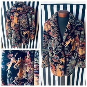 Donnybrook Vintage “the Hunt” Faux Fur Coat